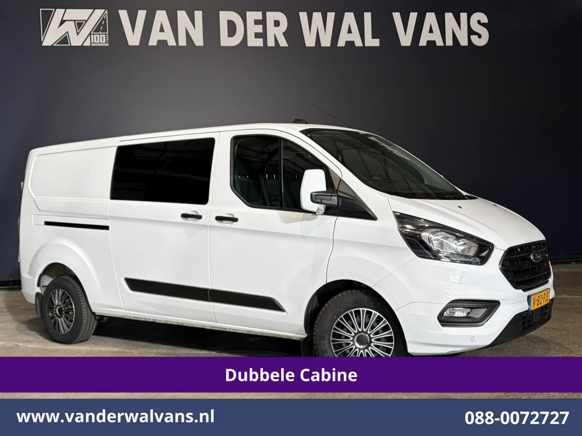 Ford Transit Custom 2023 - 2.0 TDCI 131pk L2H1 Dubbele Cabine Euro6 Airco | 6-Zits | Cruisecontrol | 2550kg Trekhaak obrázek 1