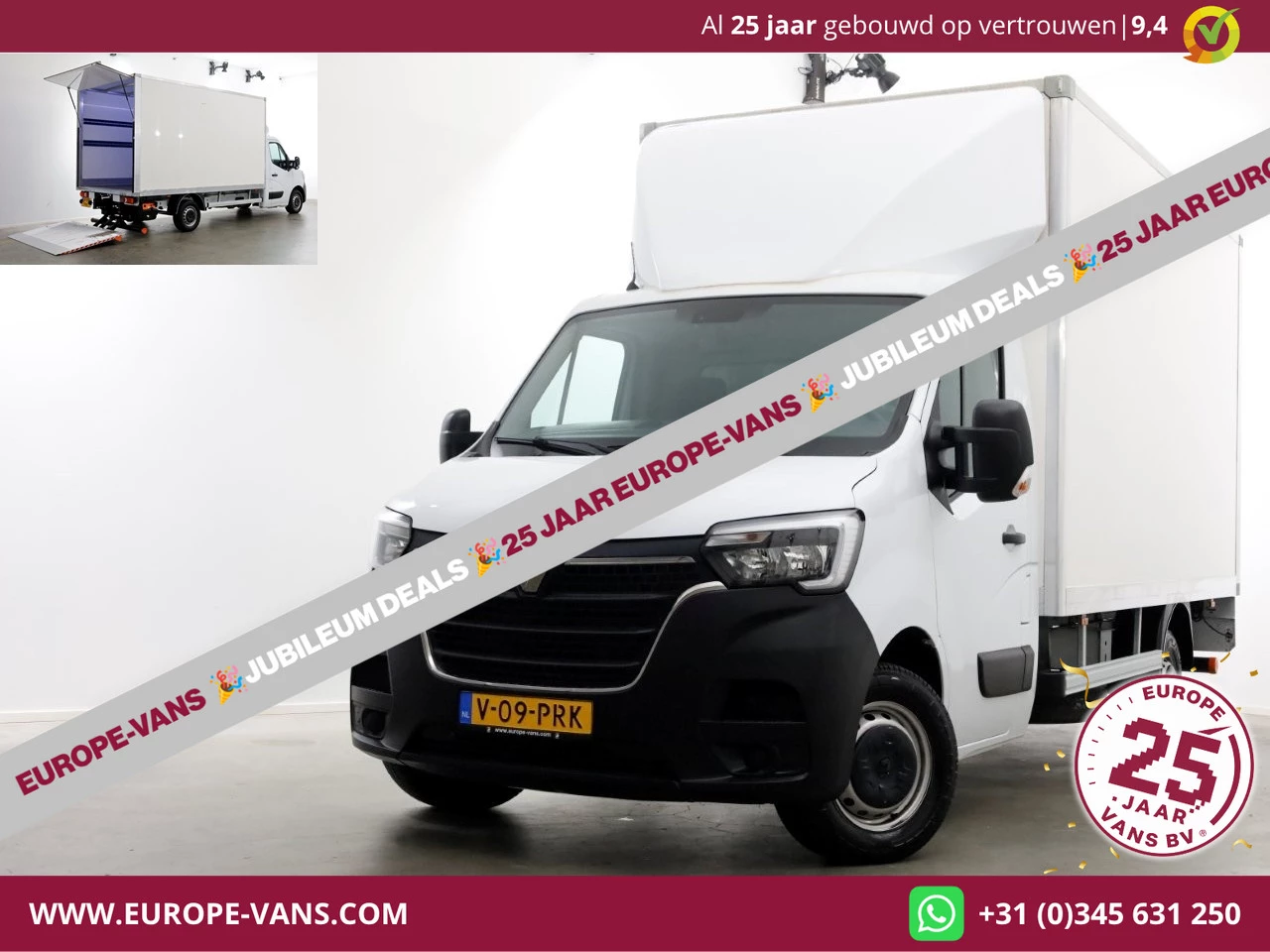 Renault Master 2024 - T35 2.3 dCi 145pk Bakwagen met laadklep 960kg laadvermogen 04-2024 afbeelding 1