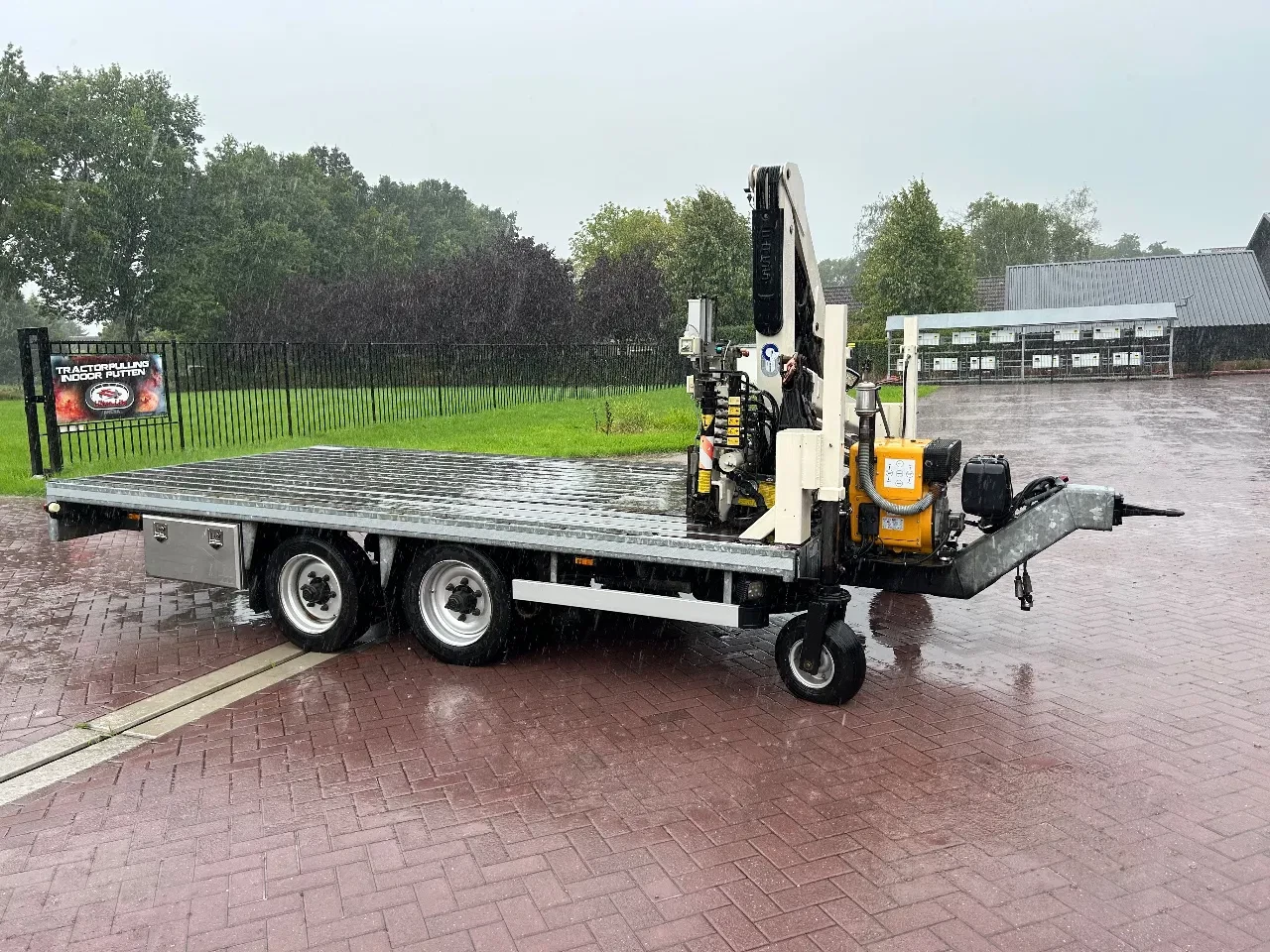 kuiper 2011 - Aanhanger wipkar 8 TON MET KRAAN FASSI zdjęcie 11