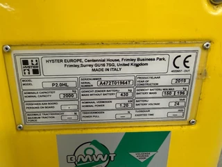 Hyster P2.0HL 2019 - N/A imagen 7