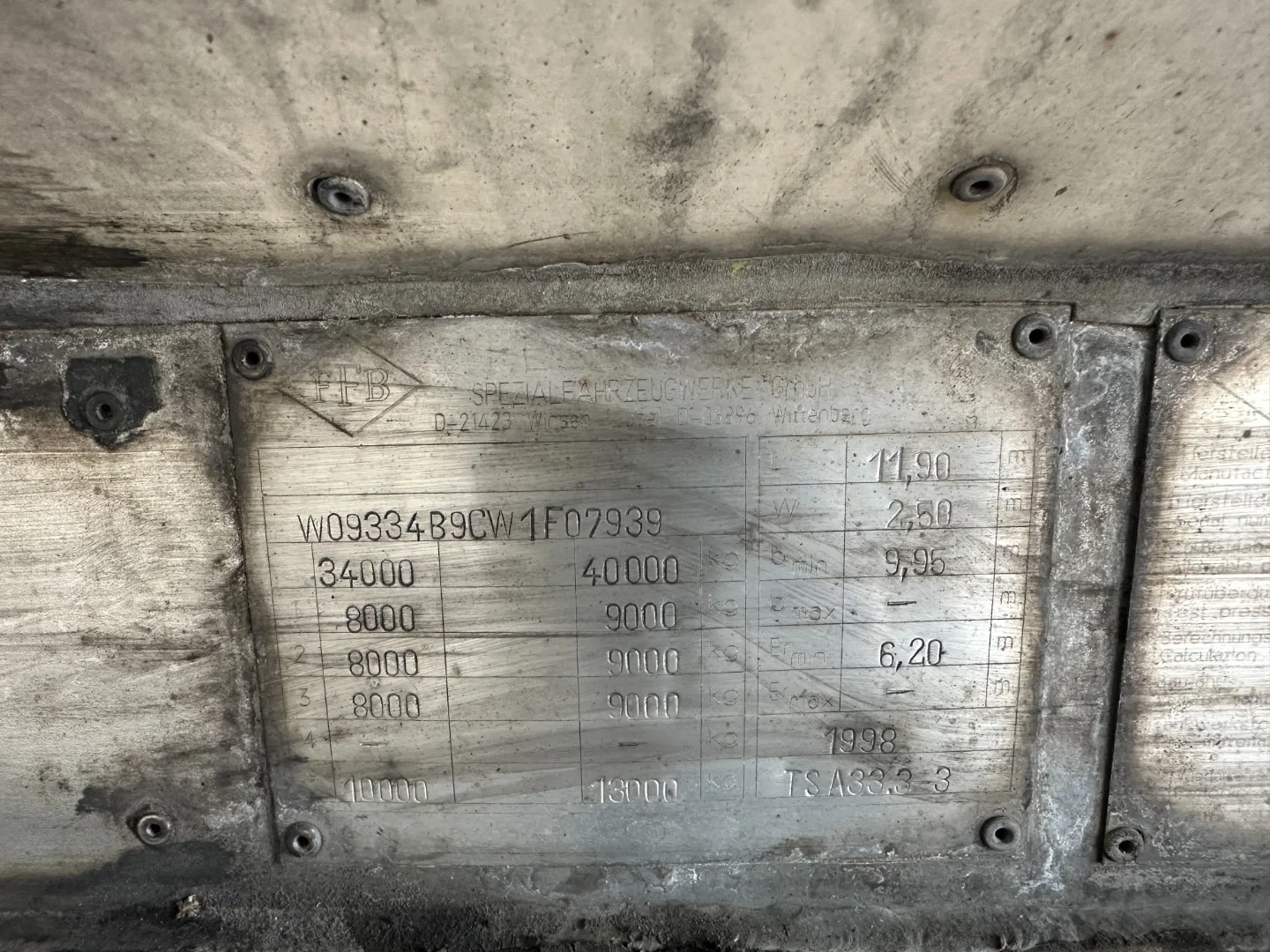 Feldbinder 1998 - LEBENSMITTEL / LEVENSMIDDELEN / FOOD / 33.500L / 3-COMP / PUMPE / LIFTACHSE imagem 67