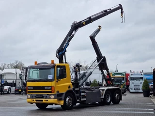 DAF CF 2002 - 250 6x2*4 - Hooklift - HIAB 102 Crane - Manual gearbox - Steering axle - Euro 3 image 5