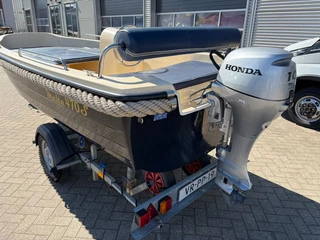 Malta  470S  - Polyester Sloep 10PK 4takt Honda inc kussens nieuwstaat + Trailer MARGE bild 5