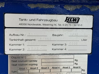 HLW N/A 2012 - Melk - Water 18000ltr Tank / 3 Compartimenten obrazek 16