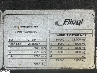 Fliegl N/A 2007 - kipper 30 m3 imagem 4