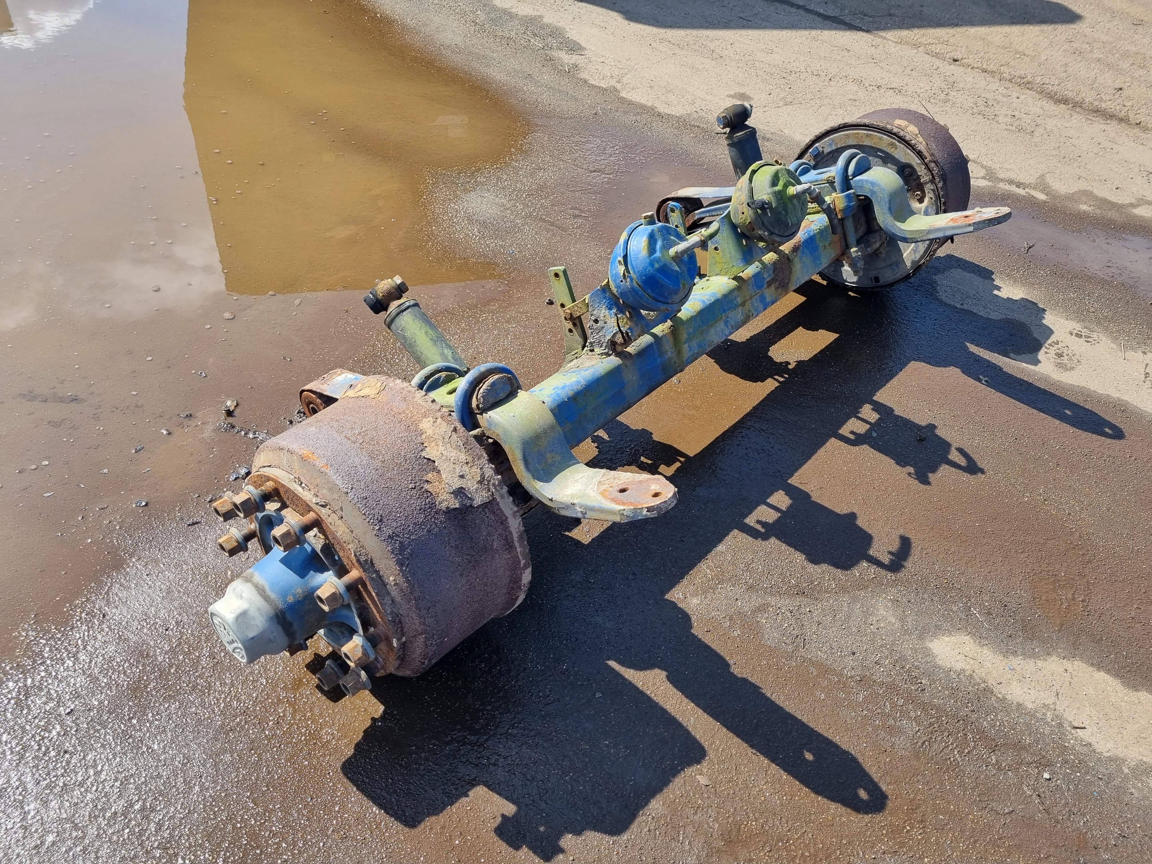 BPW TRAILER AXLE BPW ECO FOR SINGLE TIRE. immagine 4