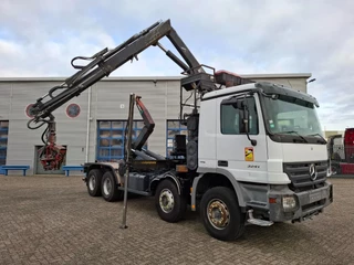 Mercedes-Benz Actros 2008 - 3241 / 8X4 / HIAB 144B-2 / REMOTE / ROTATOR / 20TON HOOK / 2XBIG AXLE / FULL-STEEL / DRUM BRAKES / EURO-4 / 2008 afbeelding 2