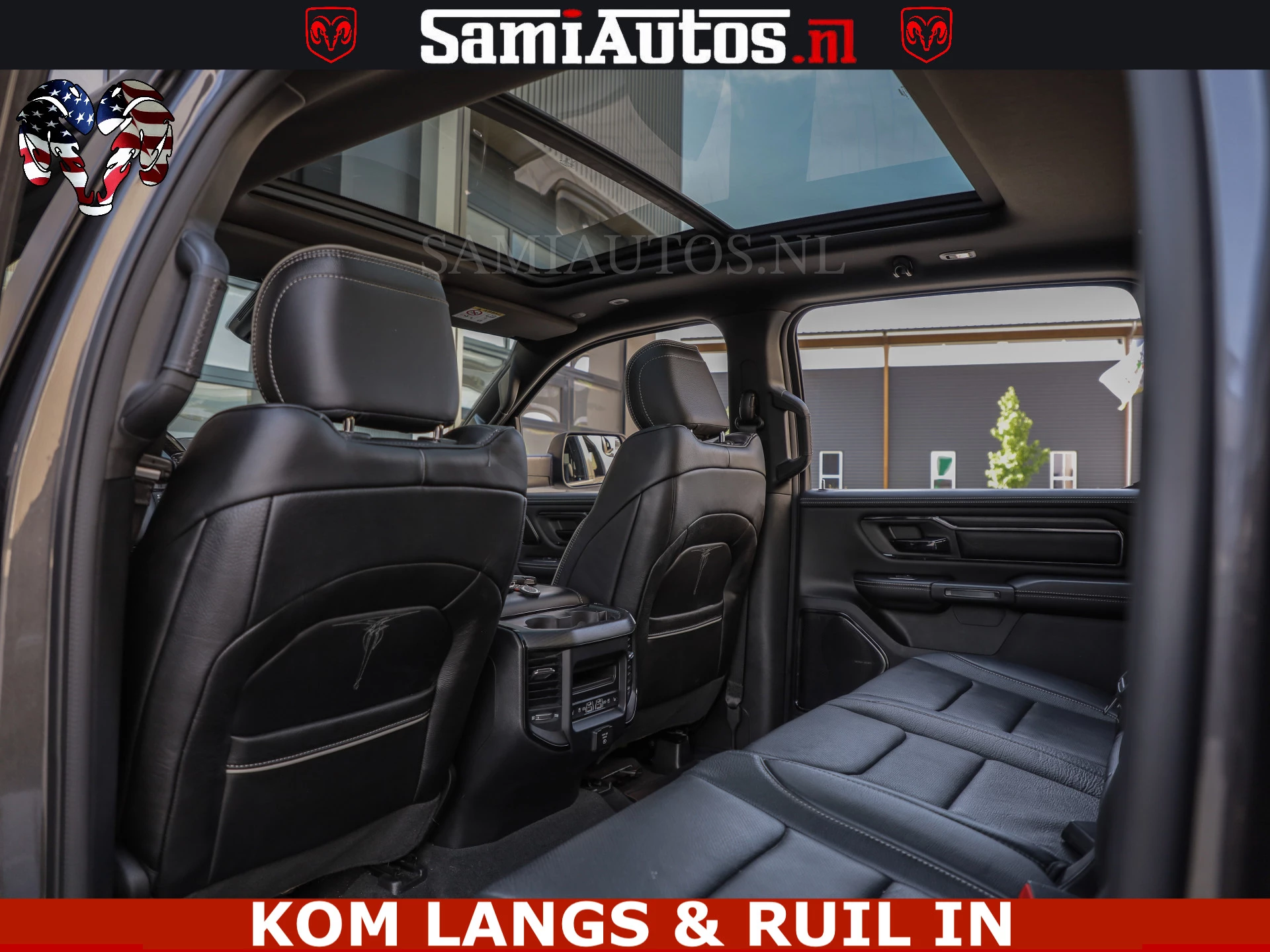 Dodge Ram Pick-Up 2023 - LIMITED NIGHT 5.7 V8 402PK | HUD | 4PL WHEELS | LUCHTVERING |OPEN UILAAT KLEP | BOM VOL | GRANITE CRYSTAL | DC | immagine 11