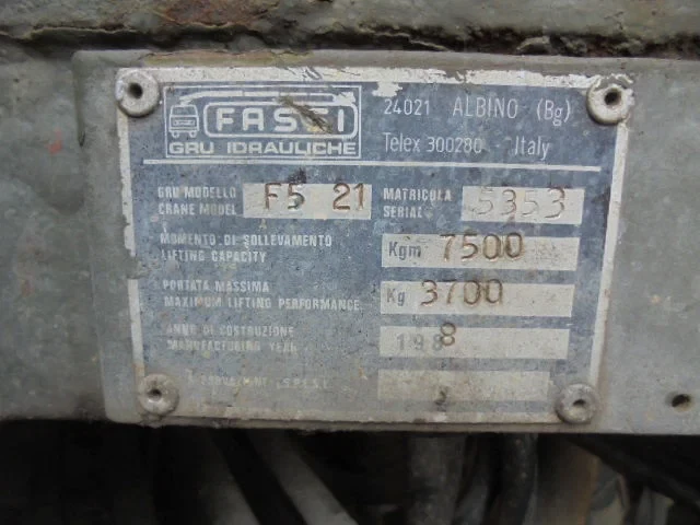 Volvo N 10 1989 - 6X6 L + FASSI obrázek 14