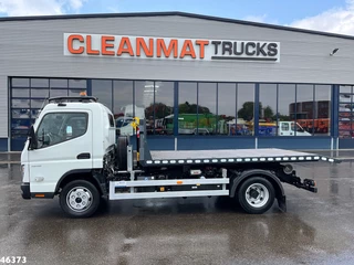 FUSO Canter 2023 - Euro 6 Hyvalift 5 Ton haakarmsysteem + Flatbedcontainer Just 44.417 km! image 2
