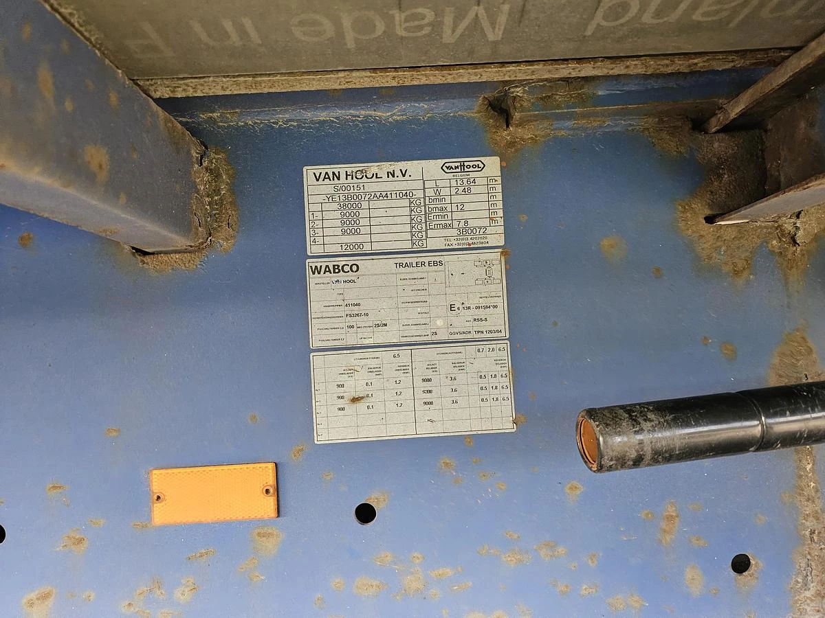 Van Hool 3B0072 - BPW DISC - TUV/APK 24-03-2026 2007 afbeelding 13