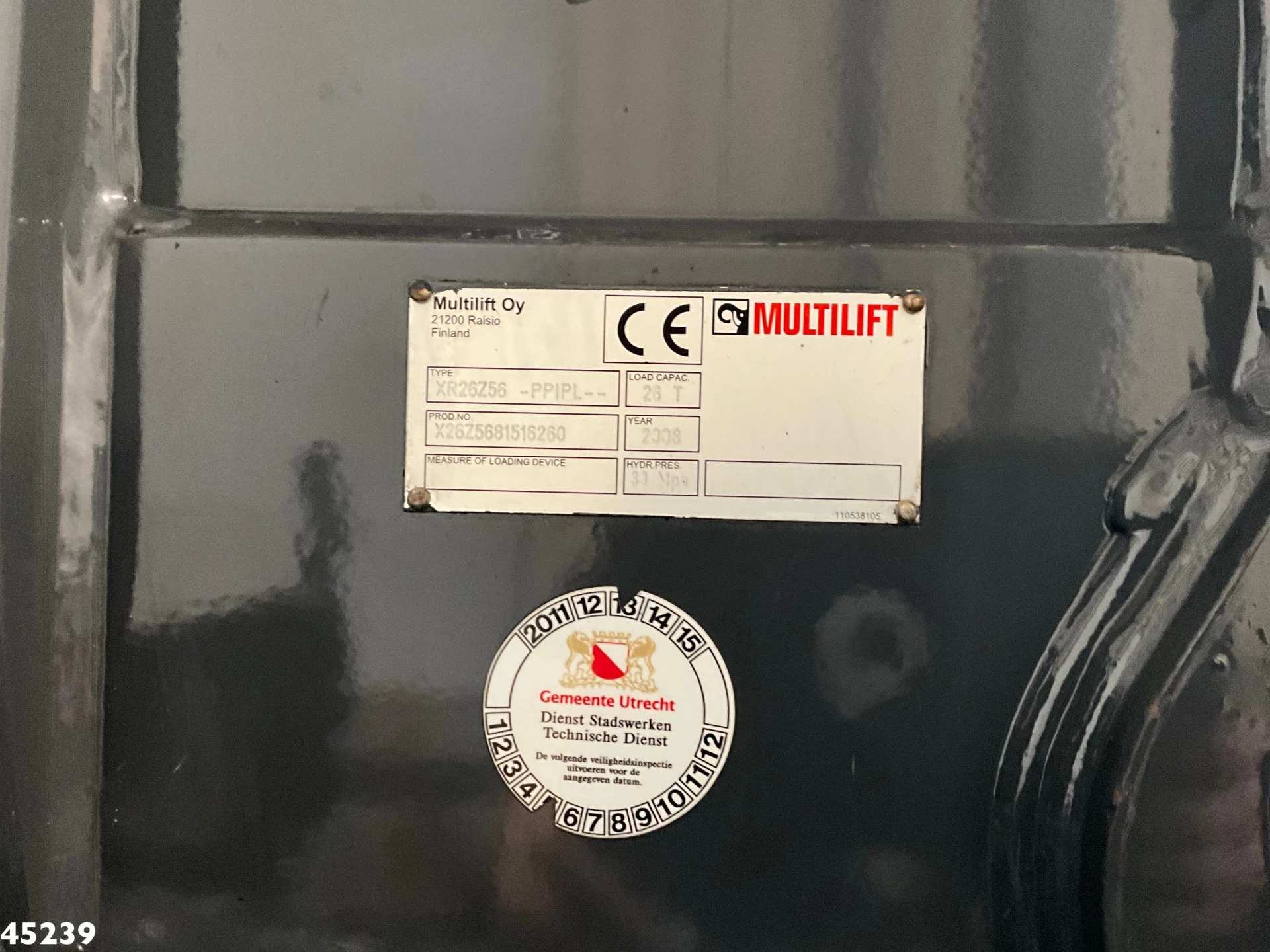Ginaf X 3232 S Euro 5 Manual Hiab 28 Tonmeter laadkraan 2009 afbeelding 30