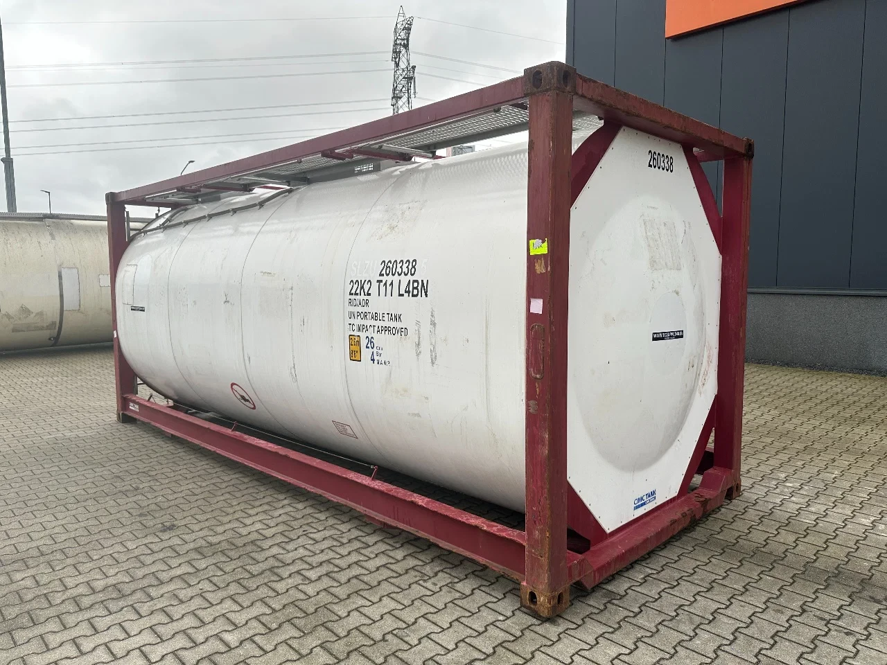 CIMC 2017 - FOOD 20FT ISO / 25.920L-1-COMP. / L4BN / UN Portable / T11 / 5Y - + CSC test: 05-2028 afbeelding 25