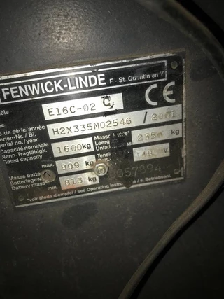 Linde E 16 C-02 2001 - N/A immagine 2