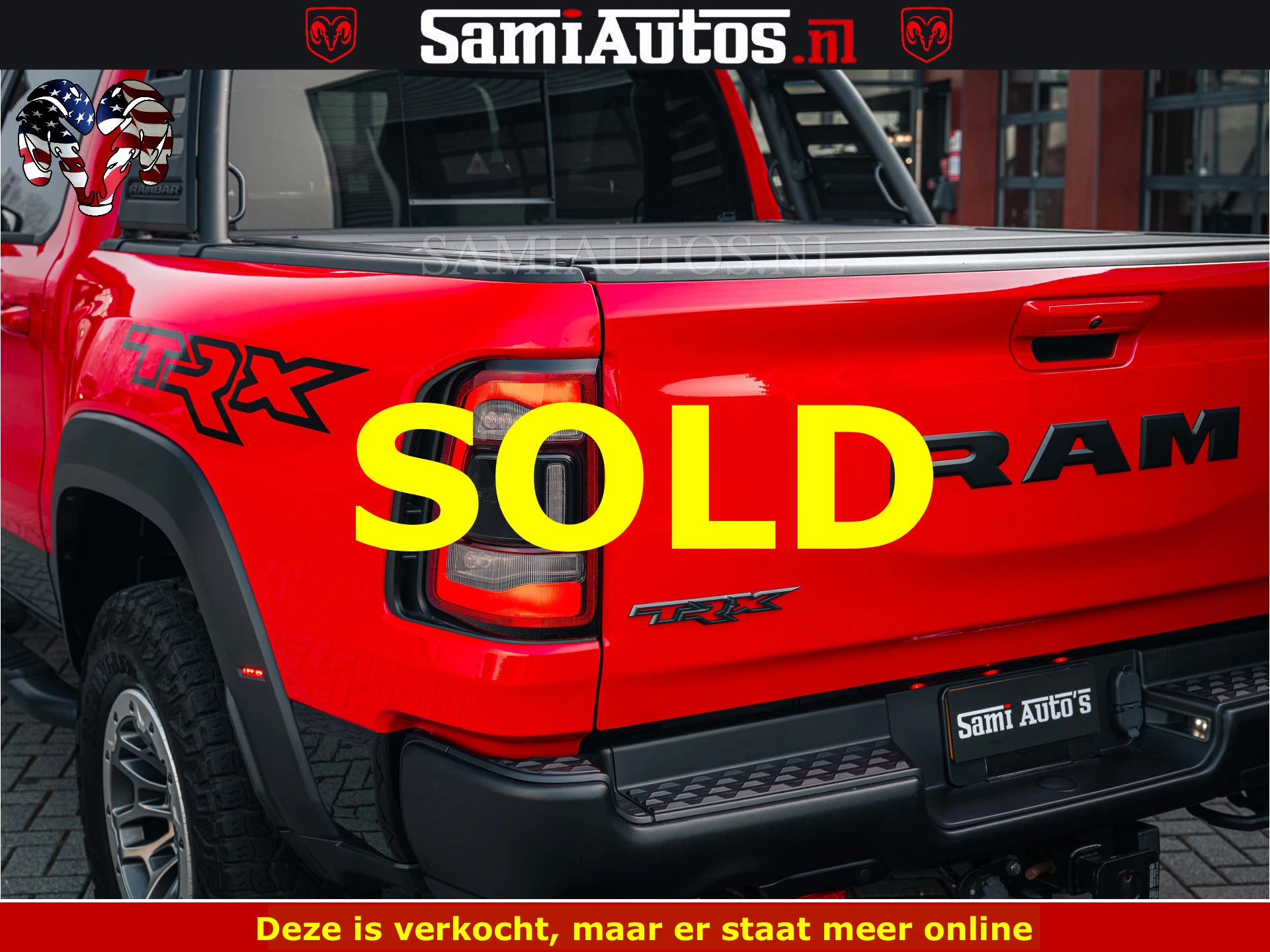 Dodge Ram Pick-Up 2023 - TRX HELLCAT | 6.2 V8 702PK | FLAME RED | BOM VOL | CARBON | RAMBAR | HUD | LPG | BEAD-LOCK WHEELS | immagine 91