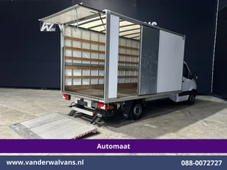 Mercedes-Benz Sprinter 2023 - 315 CDI 150pk 9G-Tronic Automaat Bakwagen 22m3 KUUB Laadklep Zijdeur Euro6 Airco | LAT om LAT | Leder afbeelding 2 miniatuur