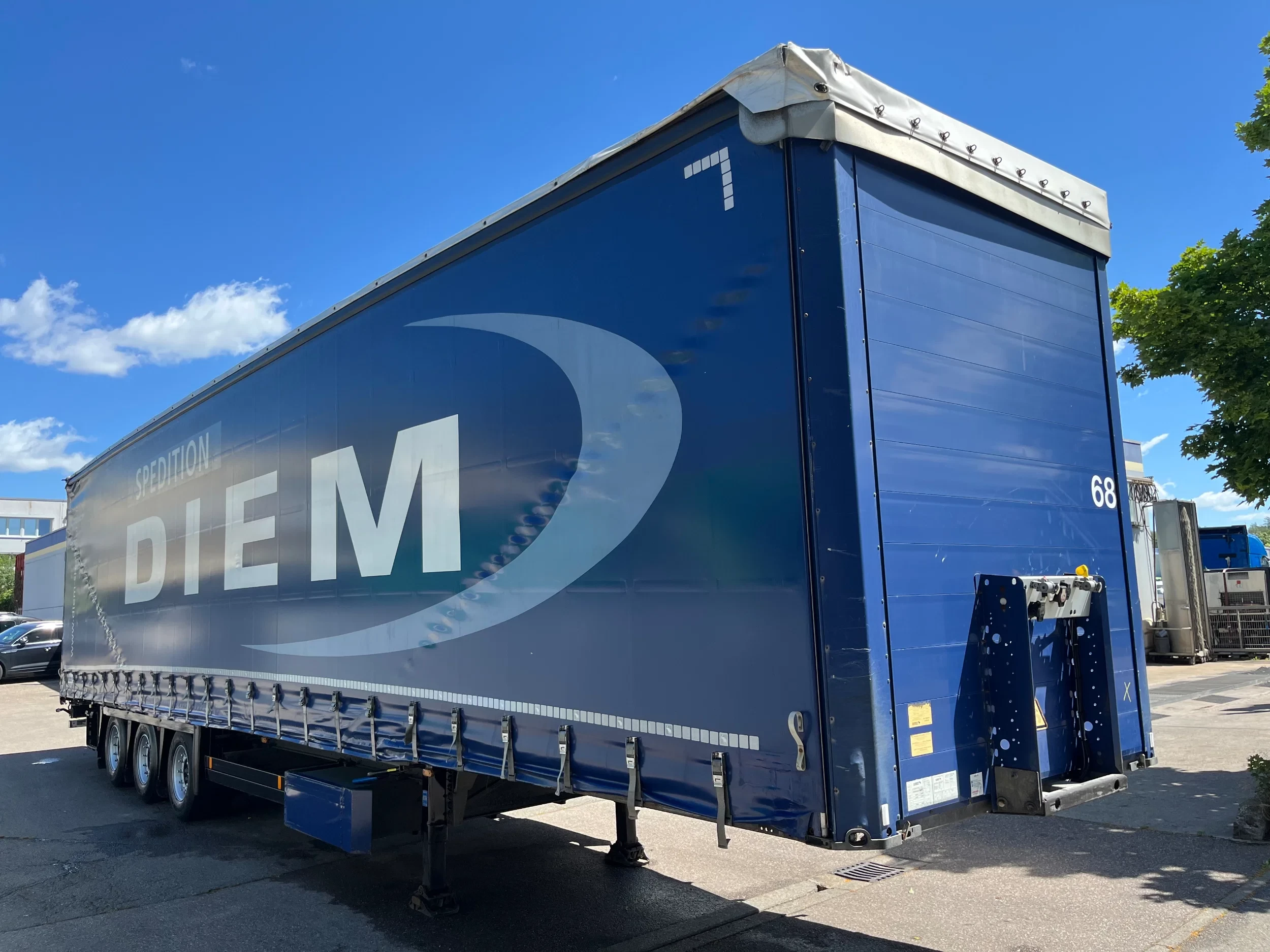 Schmitz Cargobull 2013 - SCB S3T, MEGA, 3-Achs Auflieger, Tautliner, EDSCHA, Liftachse, Hubdach afbeelding 7