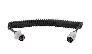Unbranded 7-Core Electrical Coil | 2 x 7-Pin Aluminium Plugs | 12V for sale