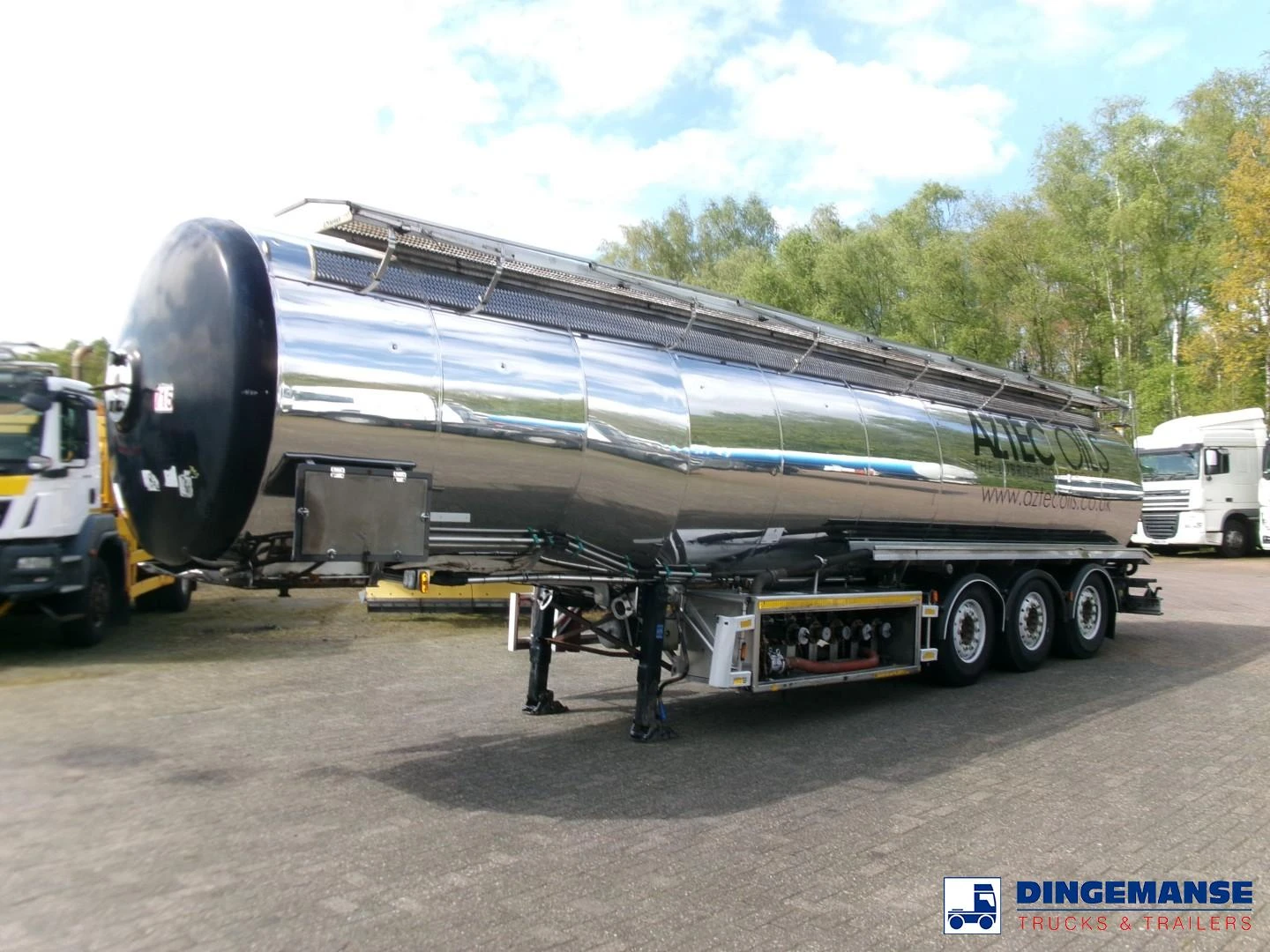 Magyar Heavy oil tank inox 37 m3 / 5 comp + pump 2000 imagen 1