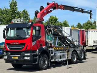 Iveco Stralis 2017 - 400 6x2 HMF 1720 K3 Kraan Met 24T HTS Kabel Systeem / Rotator / Euro 6 te koop