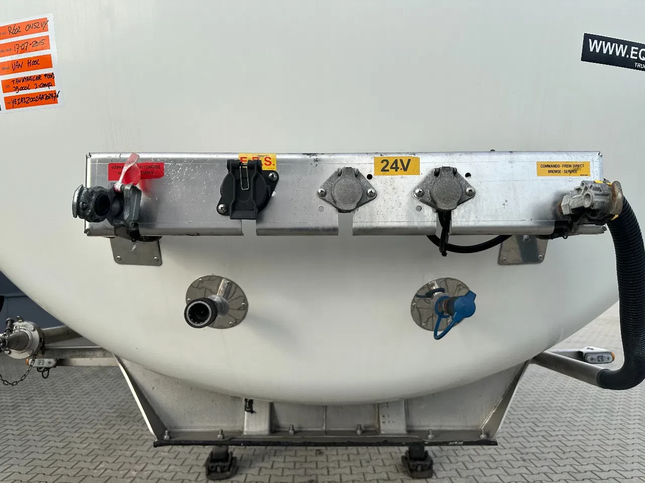 Van Hool 2015 - FOOD / 39.000L / 3-COMP / INOX / NL-trailer image 40