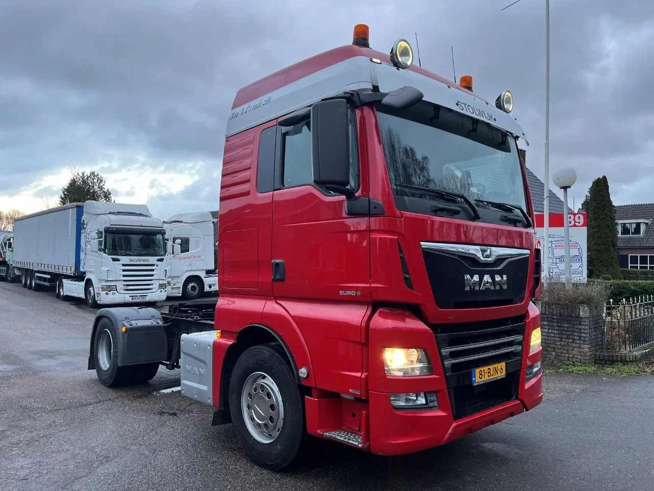 MAN TGX 2017 - 18.460 ORIGINAL HOLLAND TRUCKHEAD DOUBLE PTO afbeelding 4