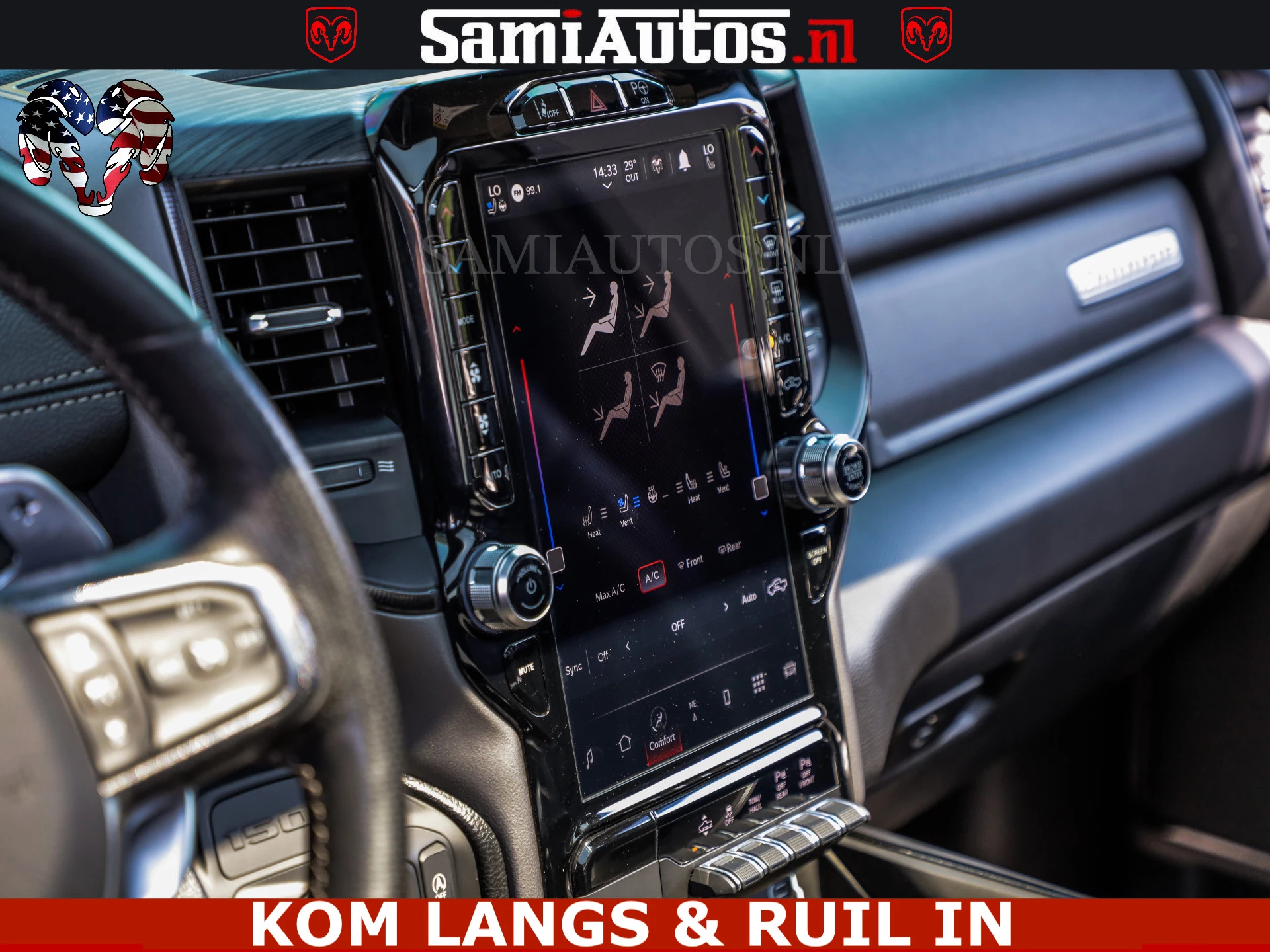Dodge Ram Pick-Up 2024 - GT TRX PACK | 5.7 V8 HEMI | FLAME RED | HULK PACK | LUCHTVERING | MEGA DIK | DC | afbeelding 14