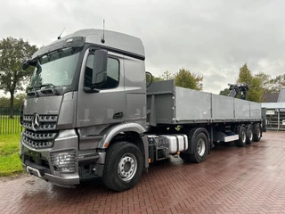 Mercedes-Benz Arocs 2014 - GT oplegger met Hiab kraan immagine 12