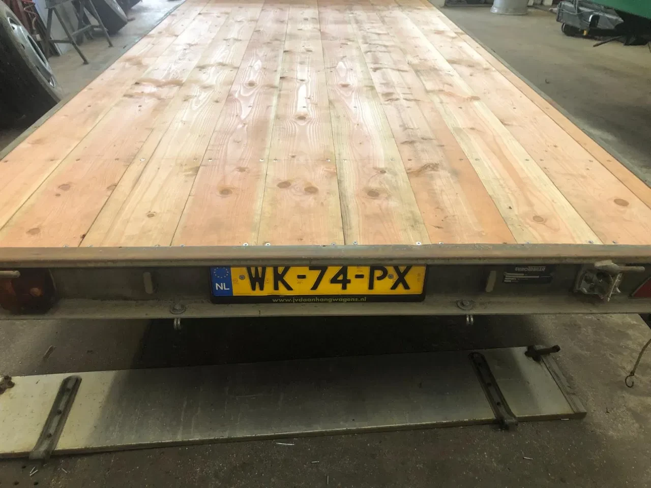 Trailer 1993 - 2 As Tandem as Aanhangwagen Open, WK-74-PX afbeelding 6