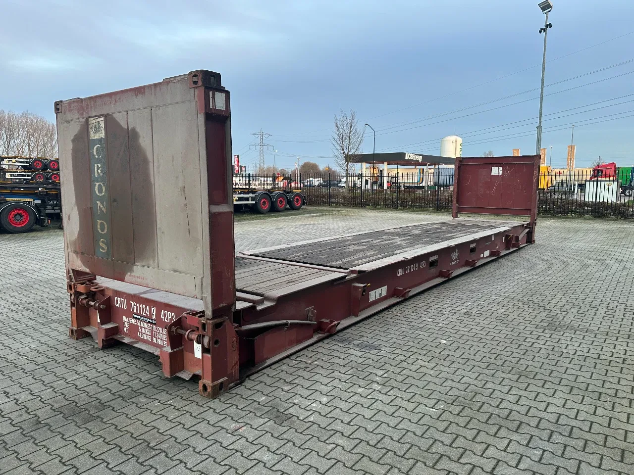 CIMC 2008 - 40FT FLATRACK FLUSH FOLDING / CSC: 10/2027 / 10x available afbeelding 4