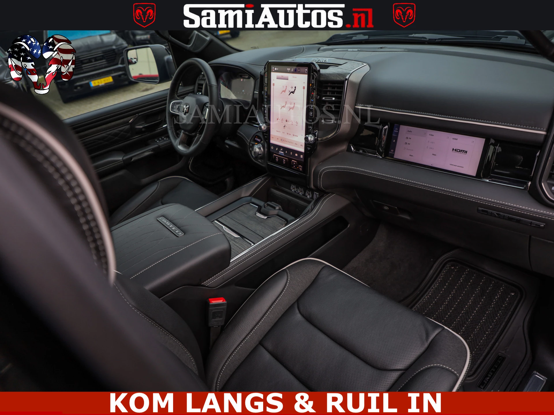 Dodge Ram Pick-Up 2024 - LIMITED SPORT H.O 540HP 706Nm | Massage + Full Option | De Meest Luxe en Volle in zijn Klasse | imagem 42