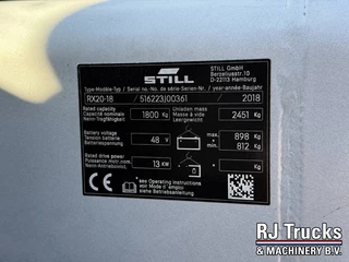 Still RX20-18 - Closed Cabin | Side Shift | LIKE NEW | 3.88m Lift 2018 - N/A obrazek 11