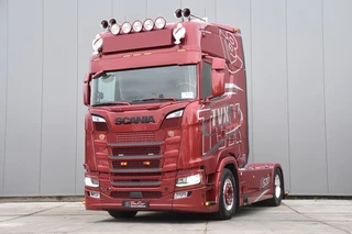 Scania S 2019 - S520 V8 NGS 4x2NB - NEW TACHO - RETARDER - FULL AIR/4 POINT REAR - PARK. AIRCO - 2 x FUEL TANKS - ALCOA'S - LED - te koop