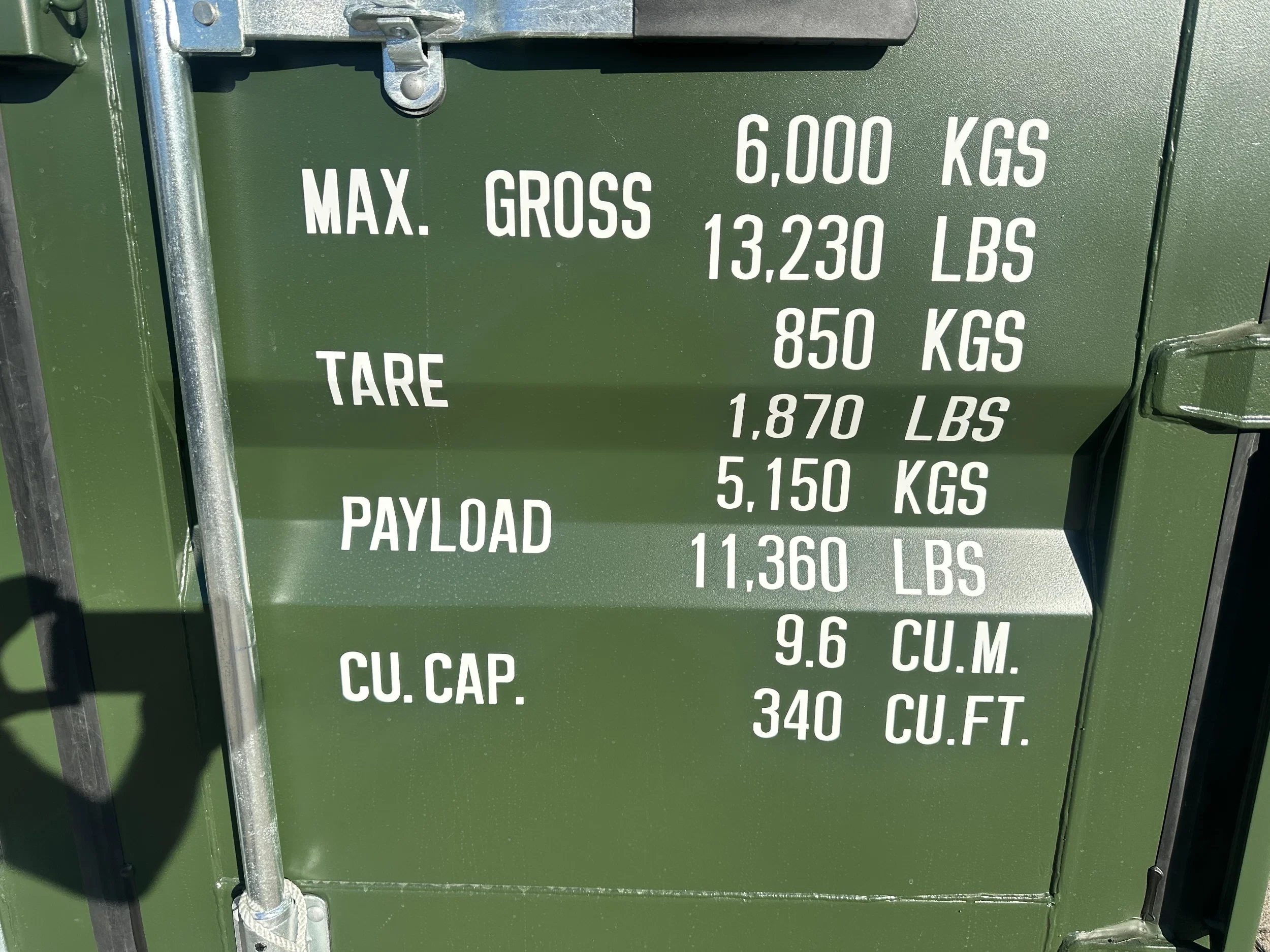 CIMC 2026 - NEW 8FT DV CONTAINER STANDARD imagen 10
