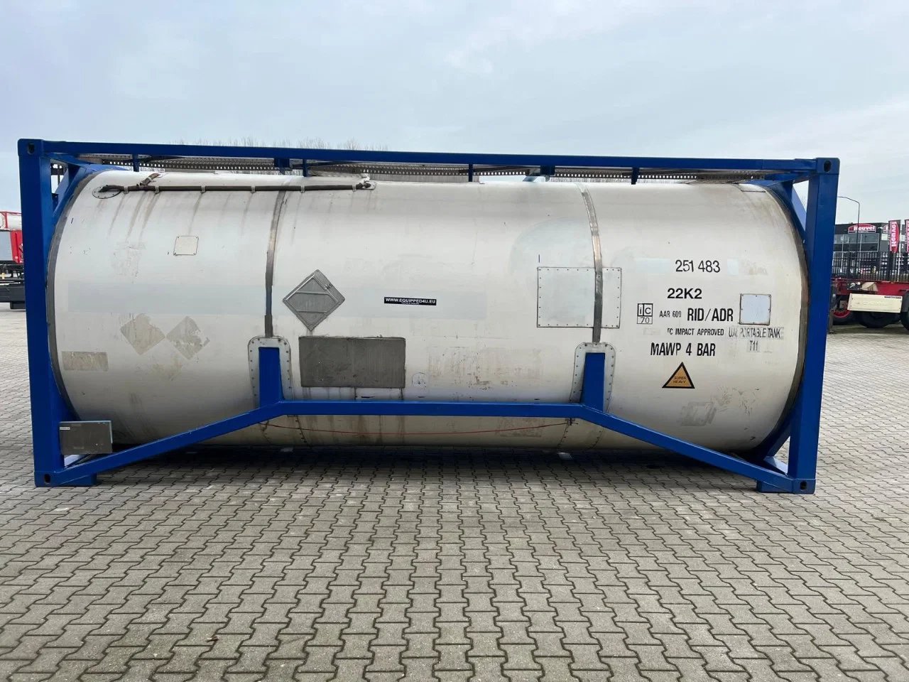Welfit Oddy 1997 - 20FT ISO, 24.930L / 1-COMP / T11 / valid 5Y/CSC-inspection till 09/2028 afbeelding 3