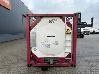 CIMC tankcontainers N/A 2017 - 20FT ISO / 25.040L / L4BN / T12 / steam heating / bottom discharge / 2.5Y-TEST/CSC: 03/2027 immagine 6