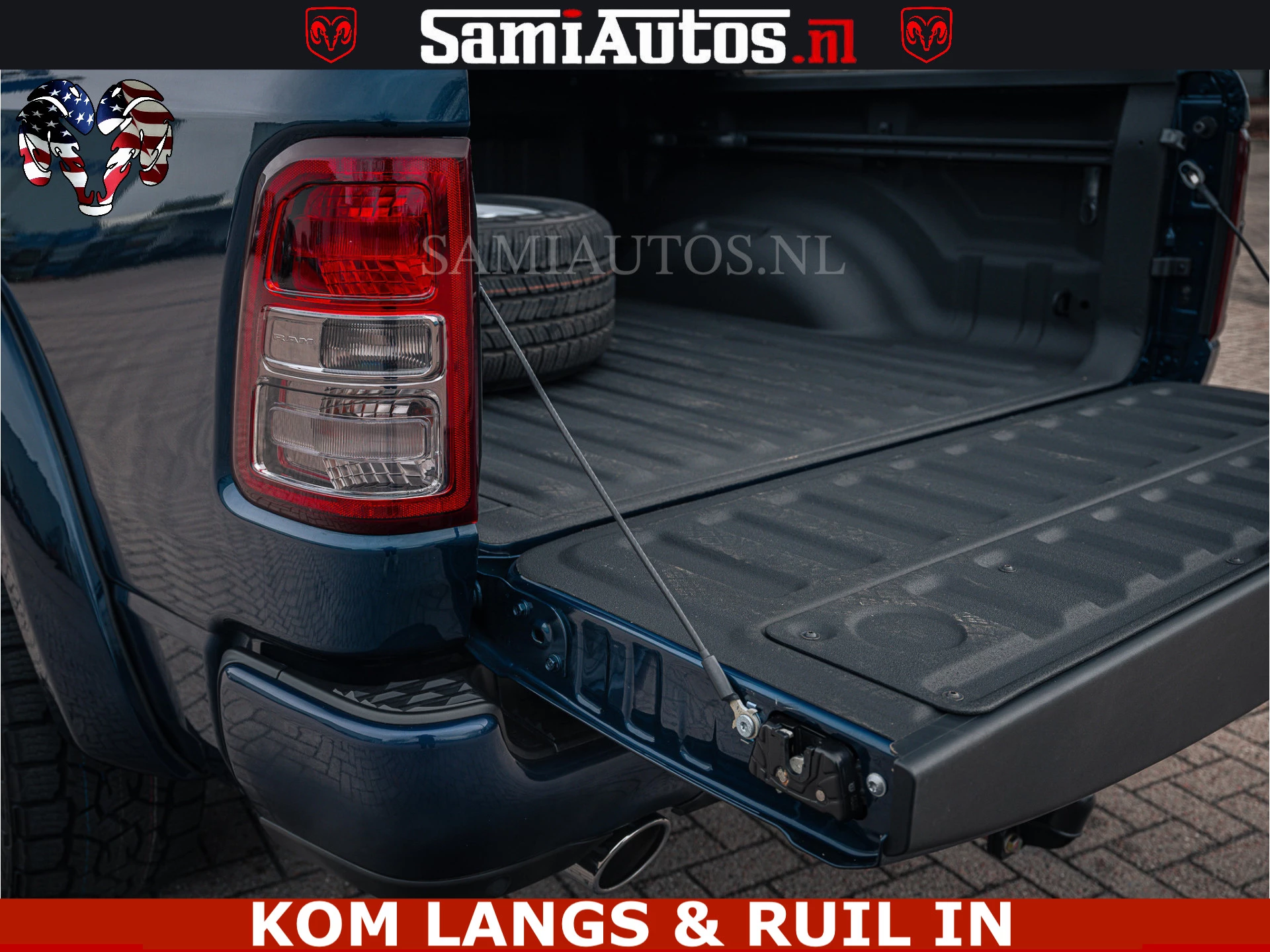 Dodge Ram Pick-Up 2024 - SPORT | 5.7 V8 4x4 HEMI | PANORAMA DAK | GROOTSCHERM 12 INCH | LPG | Patriot Blue immagine 82