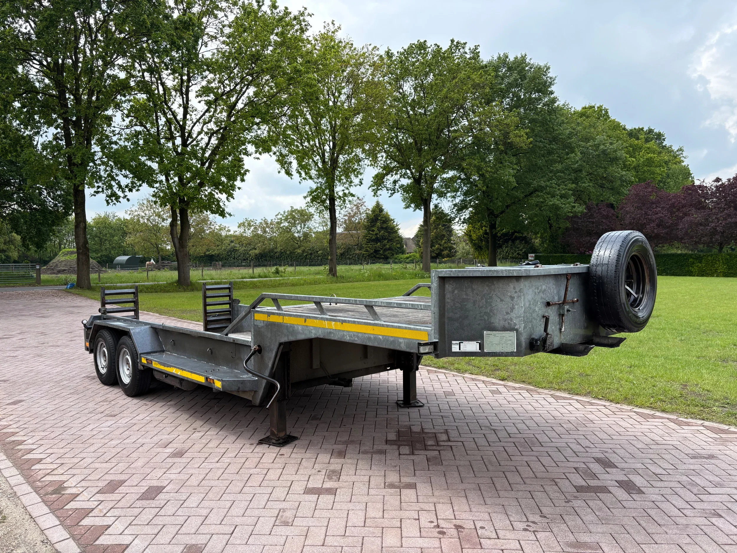 kuiper 2009 - Be oplegger 5 TON kuip dieplader immagine 4