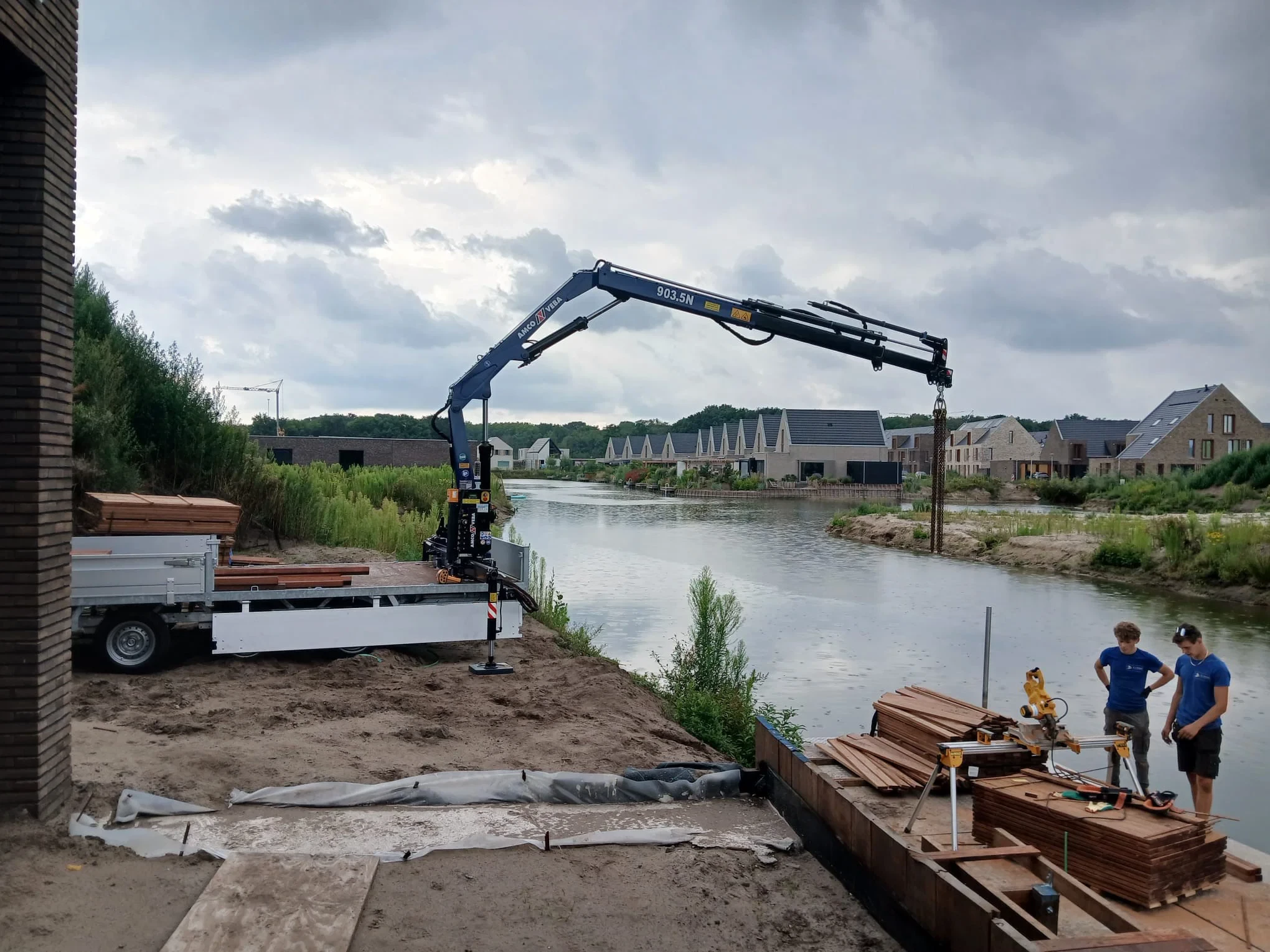 Hulco Medax 2026 - 3.5 ton en Amco Veba 903 kraan afbeelding 10