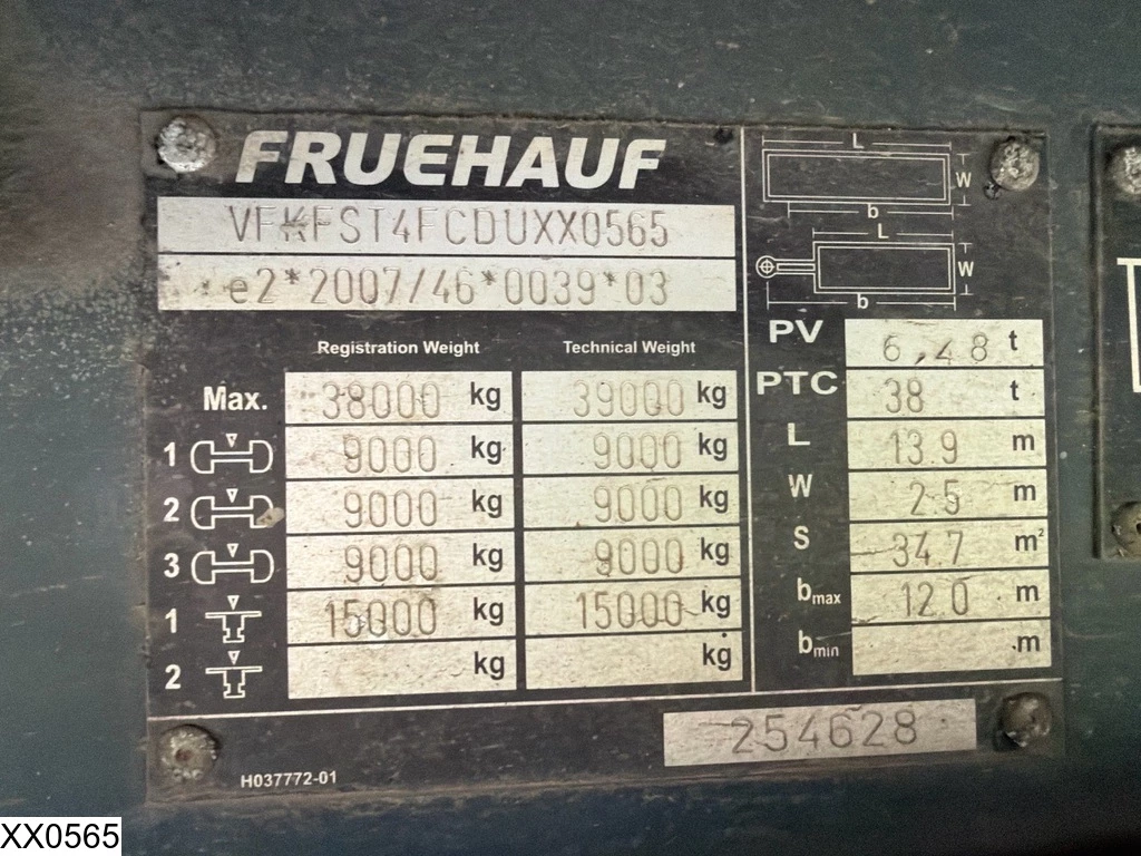 Fruehauf 2013 - Tautliner afbeelding 4