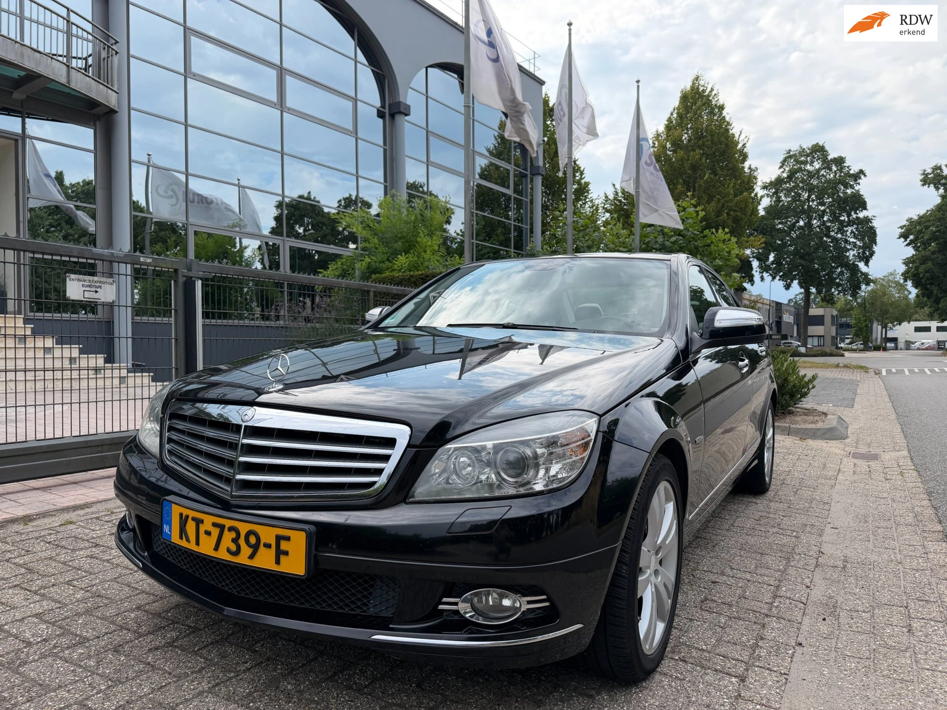 Mercedes-Benz C-Klasse 2008 - 280 Avantgarde aut ,navi,half leder,o.h boekjes afbeelding 1