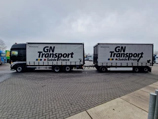 DAF XF480 2019 - SSC 6x2*4 - Tautliner - Full air - Night clima + Krone 3 axle trailer 2015 afbeelding 4