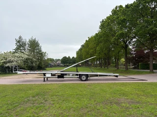 VF minitrailer OP66TP 2000 - Be oplegger ambulance auto transporter met Lier obrazek 3