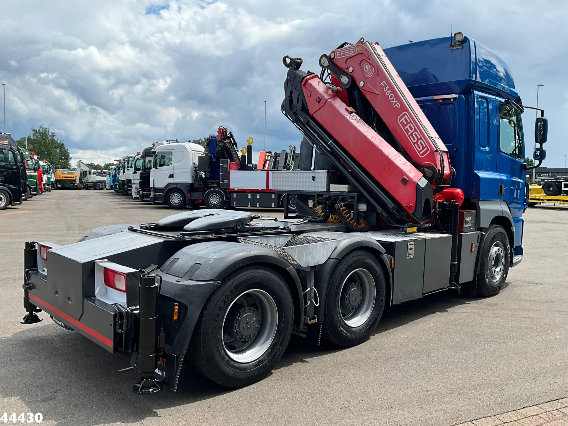 DAF FAT 85.510 6x4 Euro 6 Retarder Fassi 36 Tonmeter laadkraan 2015 afbeelding 5