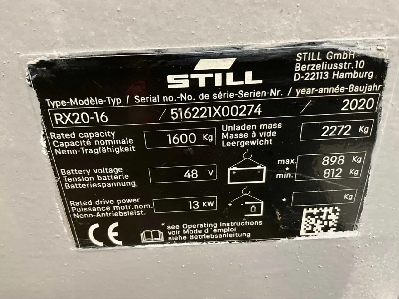 Still 2020 - RX20-16 - 4,3M - Triplex - Freelift - Sideshift afbeelding 10