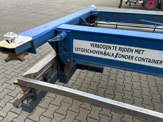 Contar N/A 2000 - 40FT HIGH CUBE chassis / liftaxle / drumbrakes / NL-Chassis/ APK: 02-2026 image 16