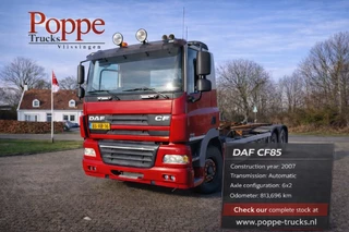 DAF 85 2007 - CF | 6x2 | Chassis Cabin | Hooksystem | 2007 obrazek 1