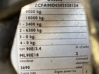 Iveco Eurocargo 2007 - 90 E18 - EURO 5 + KLAAS ALU-KRAN 30 METER MET REMOTE obrazek 35