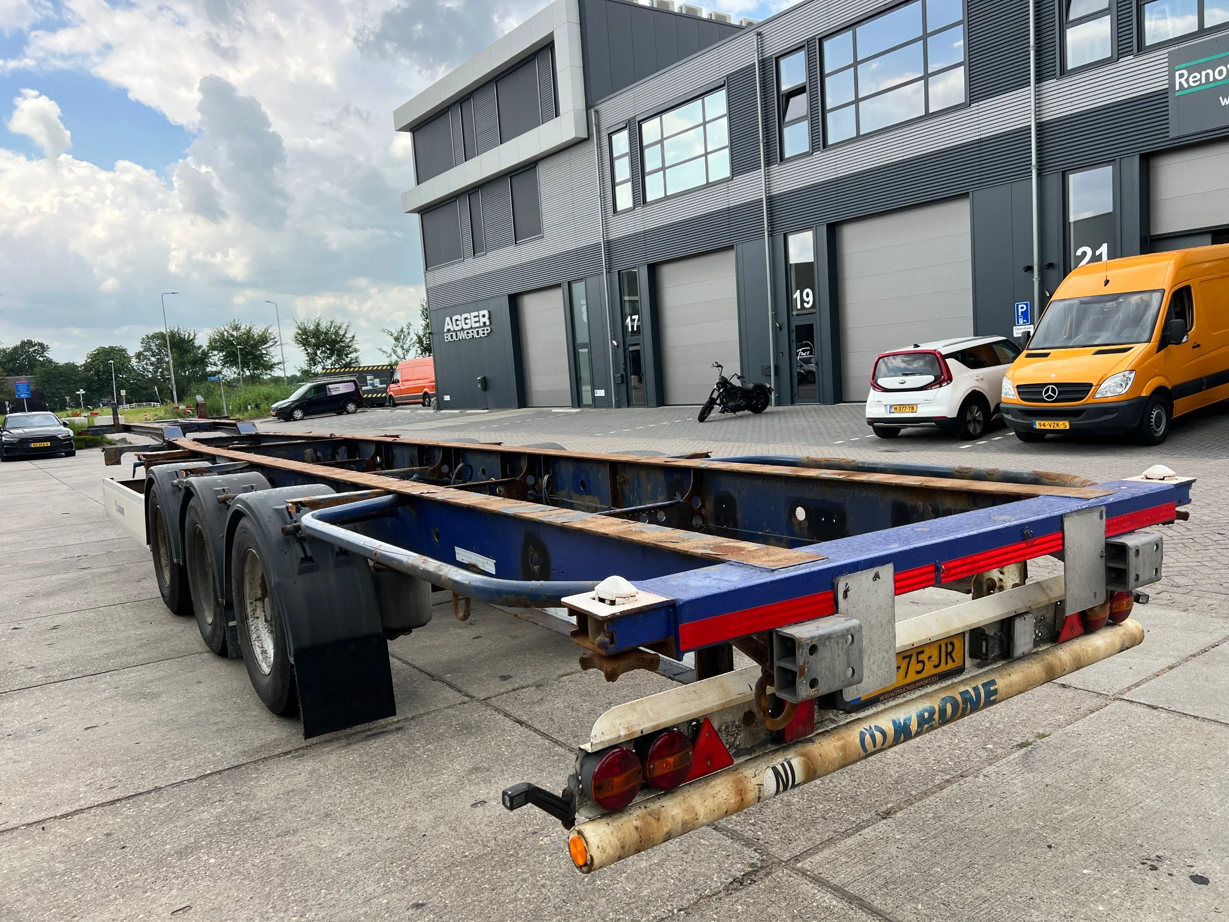 Krone 2014 - SD 45FT / 4220 kg / Container Chassis / BPW + Drum Bild 3