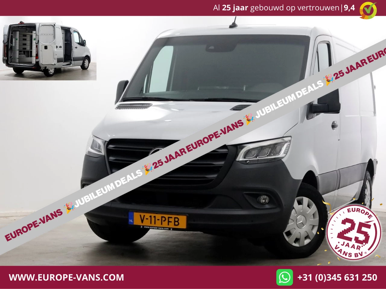 Mercedes-Benz Sprinter 2020 - 314 CDI 143pk 9G Automaat L1H1 LED/ACC/Camera/Inrichting 10-2020 obrázek 1